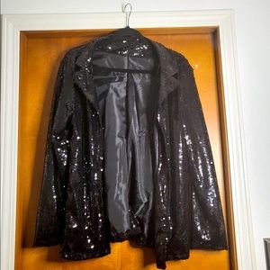 Black sequins jacket size XL (runs small)